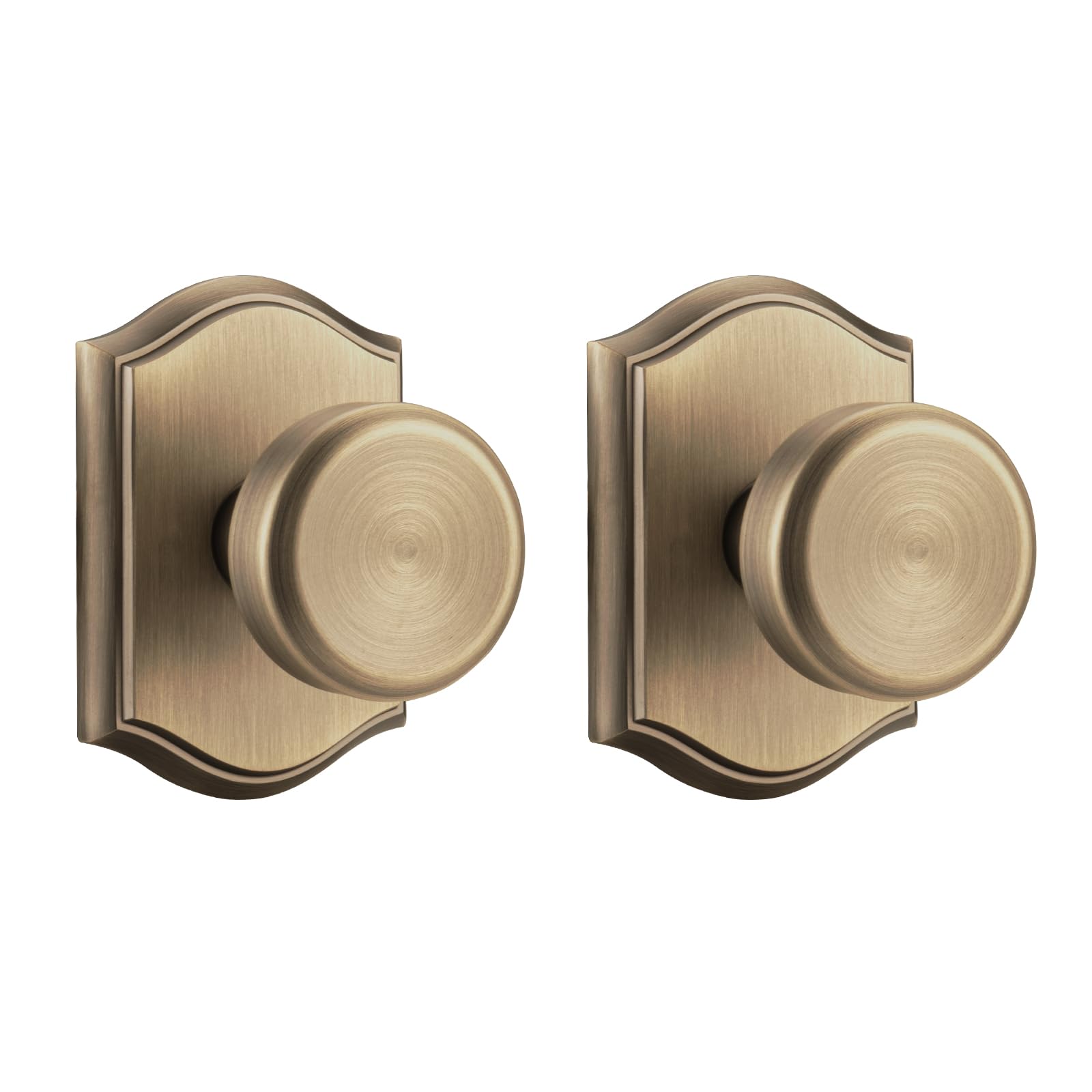 Black Privacy Door Knob with Push Lock - FREE SHIPPING -13