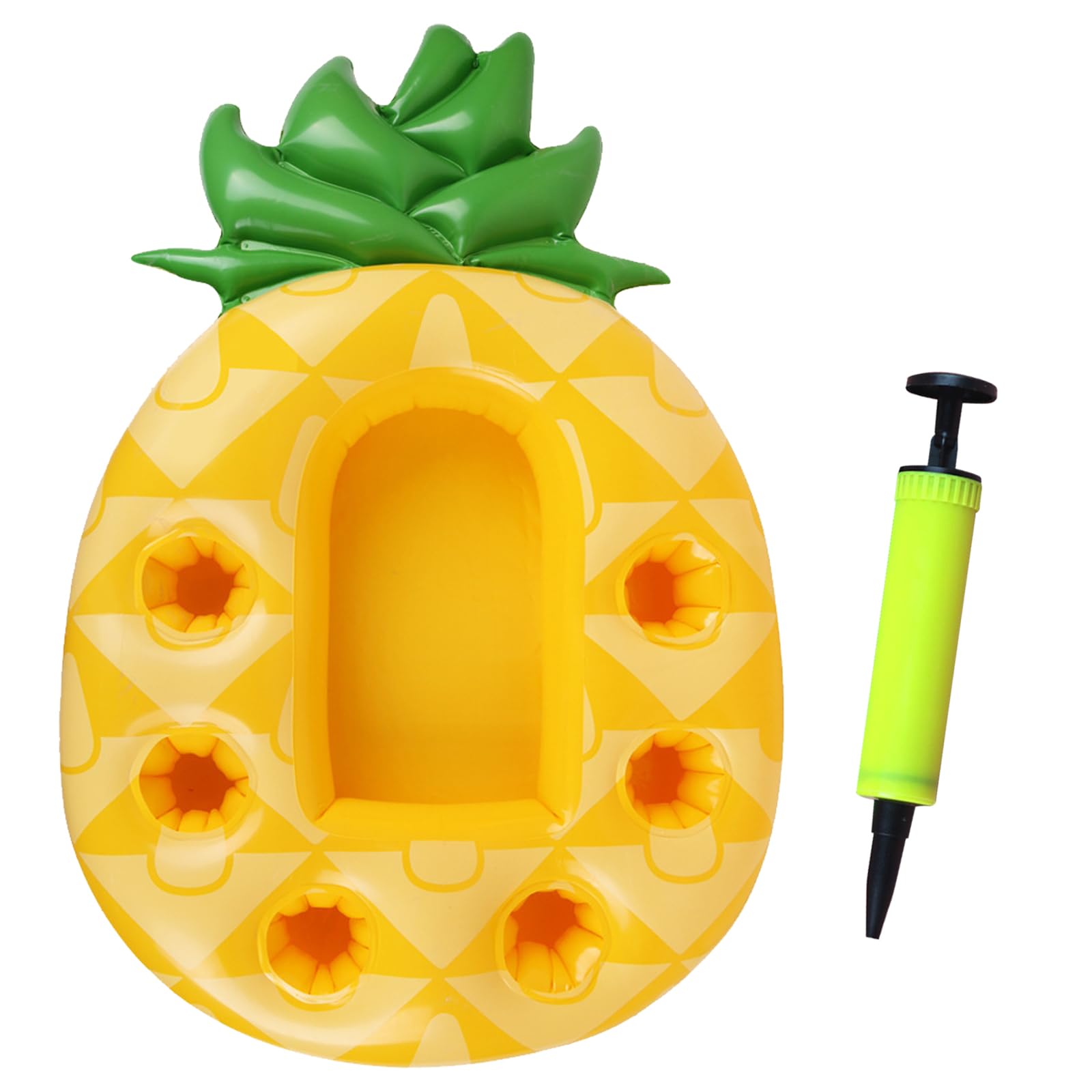 OKMIJN Inflatable Floating Drink Holder, Pineapple Inflatable Drinks Holder