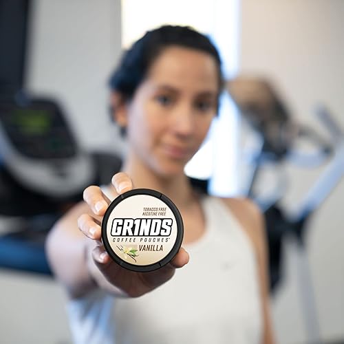 Miniatura 6 de Bolsas de café Grinds  3 latas de vainilla  Sin tabaco, sin nicotina alternativa saludable  18 bolsas por lata