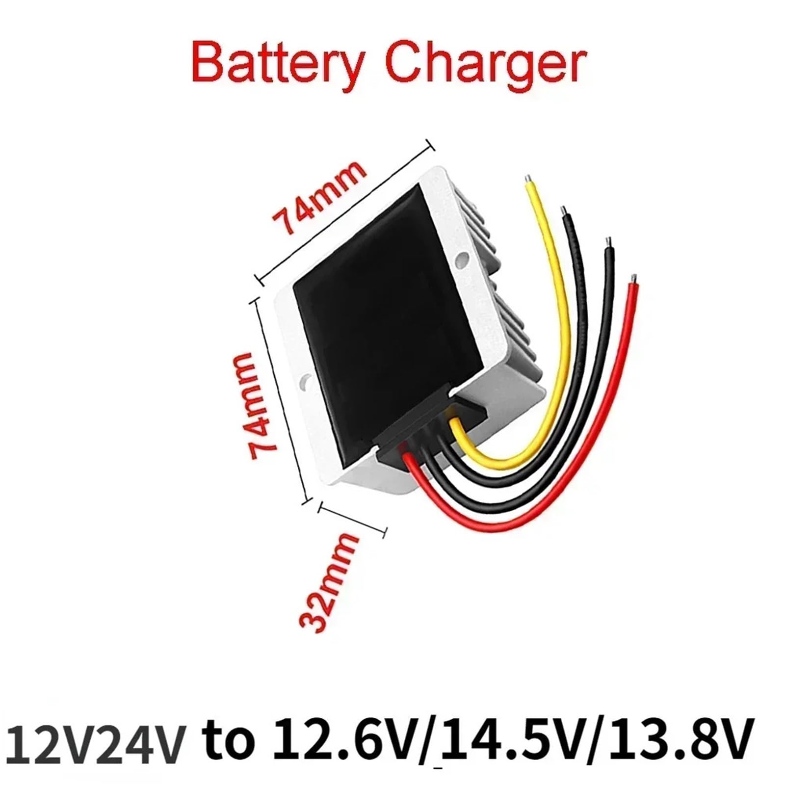 Ładowarka do baterii litowych 9V-36V do 14,5V, 12,6V, 13,8V, 4A-15A, stały prąd, DC, 12V, do systemów podwójnych akumulatorów. (5A, 9-36V_14,5V ładowarka)