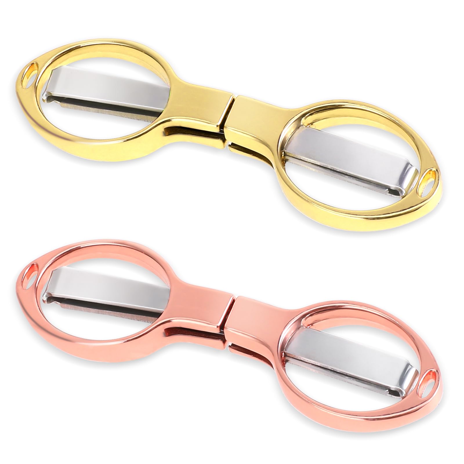 Amazon.com: 2pcs Folding Scissors Portable Safety Small Travel Scissors ...