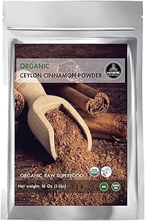 Organic Ceylon Cinnamon Powder (1lb), Ground Premium Quality by Naturevibe Botanicals | Certified Organic | Gluten-Free, K...