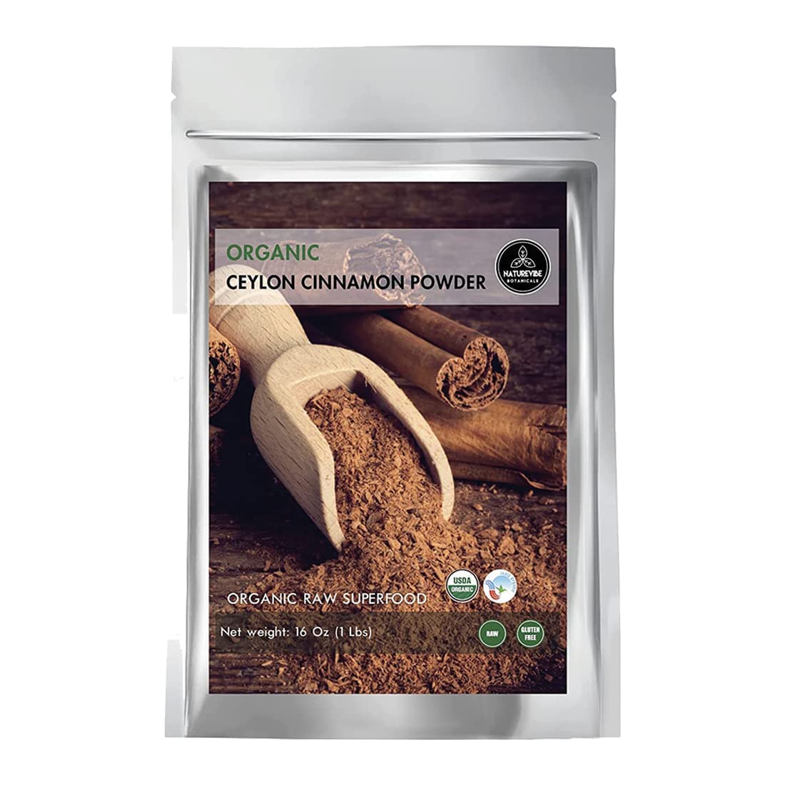 Buy Ceylon Cinnamon Powder (1lb), Ground Premium Quality by Naturevibe Botanicals Certified