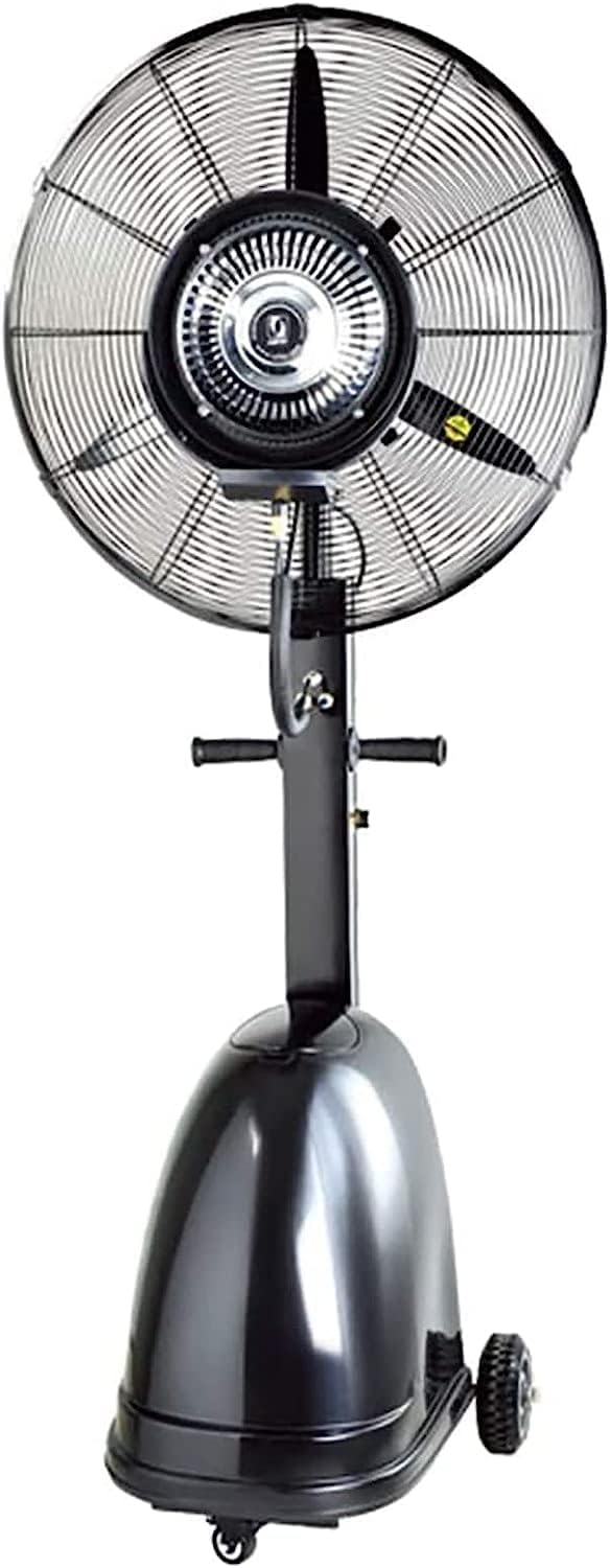 Pedestal Fan, Spray Fan, 90° Swing Left and Right, 10° Tilt Up and Down, 40L Water Tank, 30-50 Square Meters Provide Cooling Coverage, Outdoor Misting Humidifier