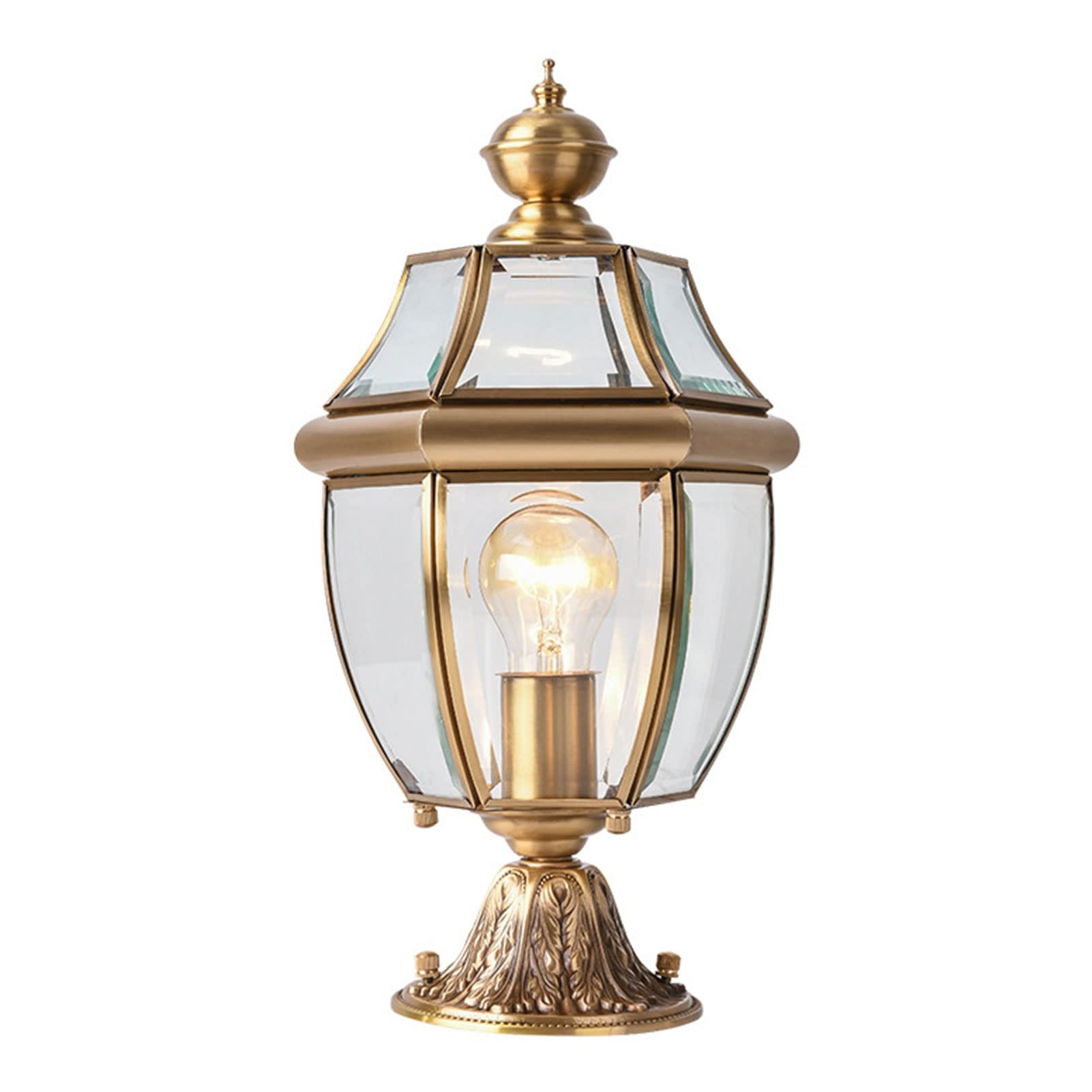 Lampe de colonne étanche et anticorrosion en aluminium moulé pour parcs et hôtels