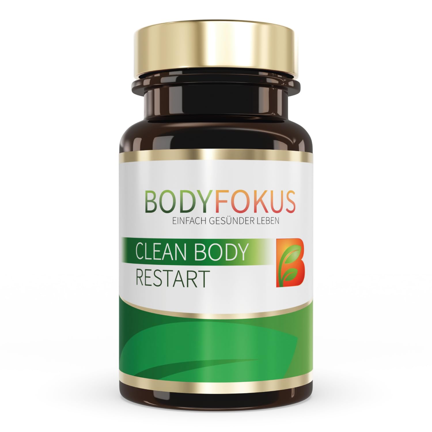 BodyFokus Clean Body Restart - Leber, Homocystein und Fettstoffwechsel - 60 Kapseln - made in Germany