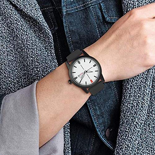 Autulet 16Mm Ladies’ Dive Watch Strap Replacement Silicone Rubber Waterproof Bands For Smart Watches In Black #TOP1