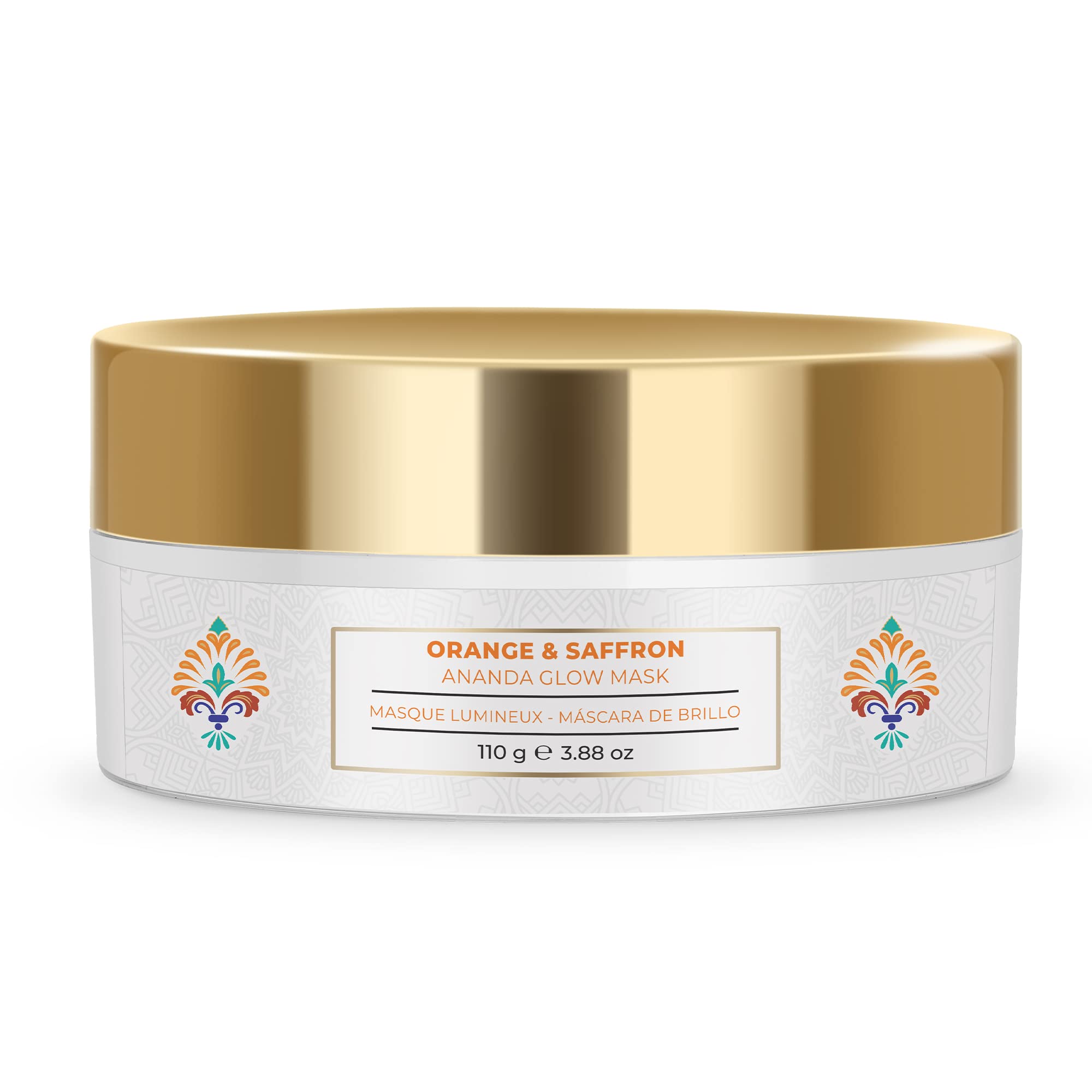 NOURISH MANTRA Orange & Saffron Ananda Glow Face Mask To Shrinks Open Pores & Improves Blood Circulation, Skin Texture