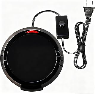 Large Candle Warmer Wax Melter, Warmer Plate for Candle Jar, Wax Cubes Melter, Warmer Plate, Electric Coffee Mug Warmer, Tea or Various Beverages Warmer, for Home, Office Desk, etc, Best Gift(Black)