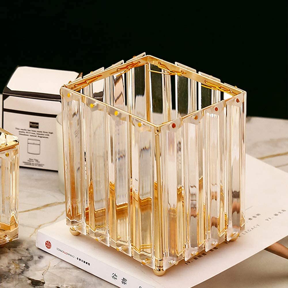 Caja De Almacenamiento De Cepillos Cosméticos, Caja De Almacenamiento De Lápices Cosméticos De Escritorio, Tocador, Regalos para Damas Y Niñas-Hexagon