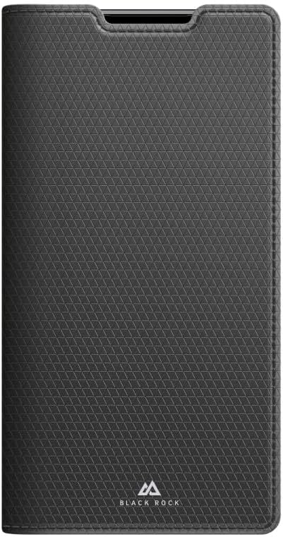 Black Rock Mobile Phone Case for Samsung Galaxy A55 5G (Booklet, Mobile Phone Case, Case with Card Slot, Stand Function, Magnet, Magnetic Closure, PU Cover, Microfibre, All-Round Protection) Black