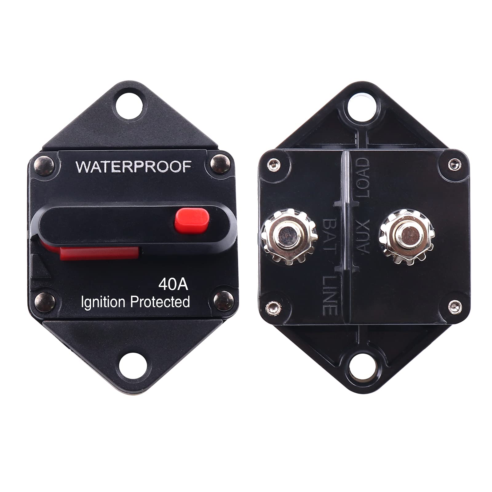 Commutateur Pour Pompes Eau Disjoncteur Principal 16A 3Pôles IP65 | Interrupteur Rotatif Orange | Boîtier Étanche Pour Ventilation, Solaire Interrupteur étanche Industriel