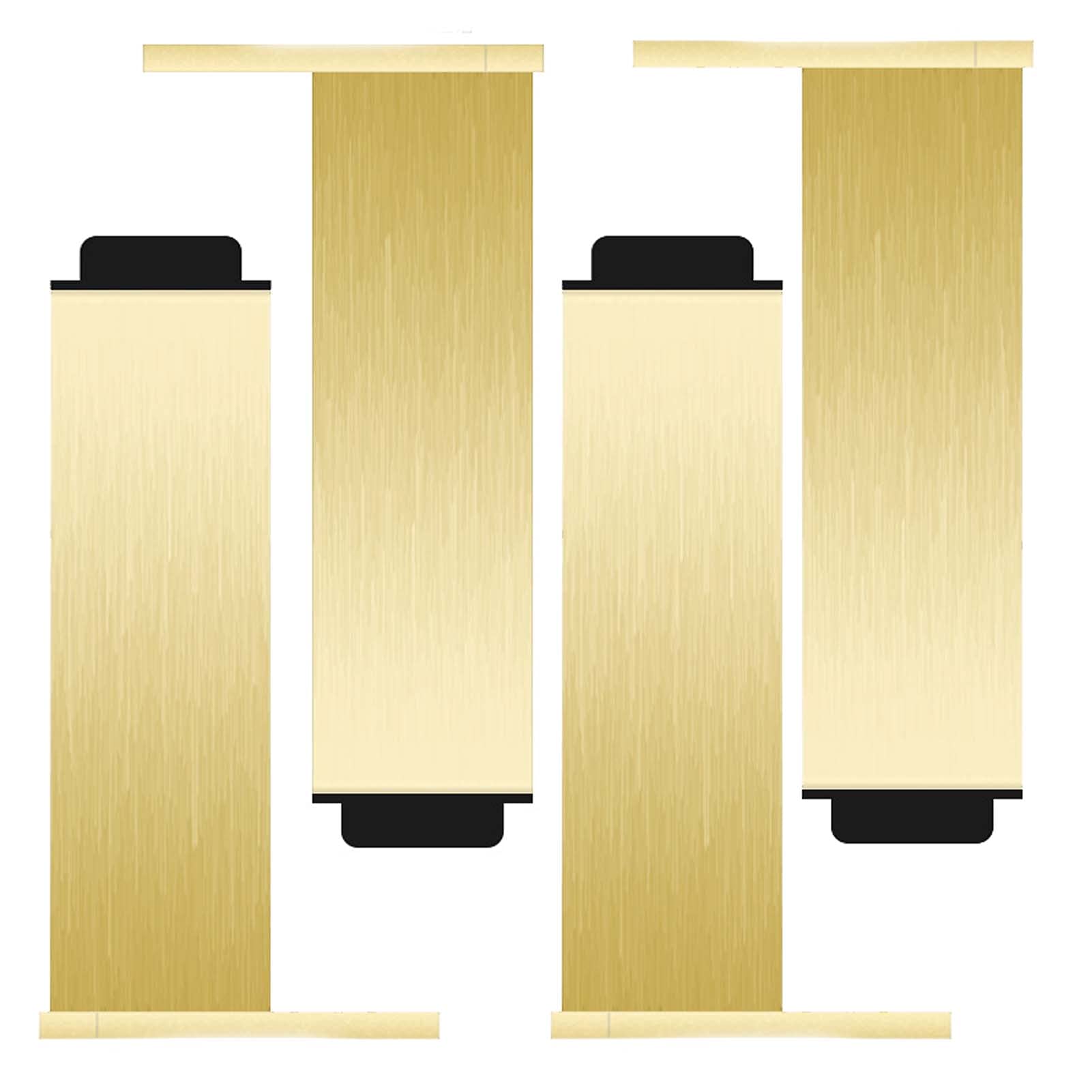 Bankpoten Set Van 4 Goud, Meubelpoten Metaal, Vervangende Meubelpoten Zwart, Stoelpoten Vervanging Zilver, Met Gratis Schroeven, Bankpoten, Stoel, Kruk, Salontafel, Bed