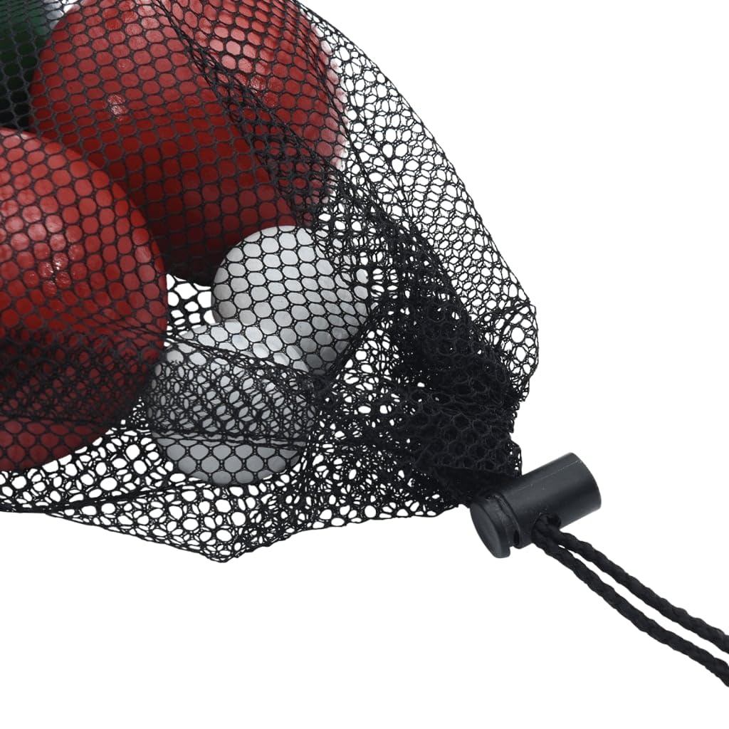 Homgoday Juego de Petanca con Bolsa de Transporte 8 pzas Madera de Pino Juegos sobre Hierba