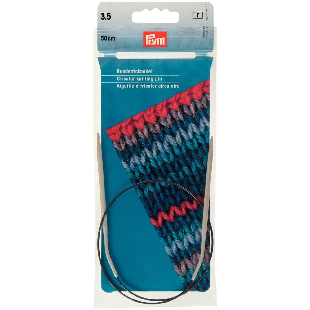 Prym Grey Circular Knitting Needle, Aluminium, 3.5 Mm