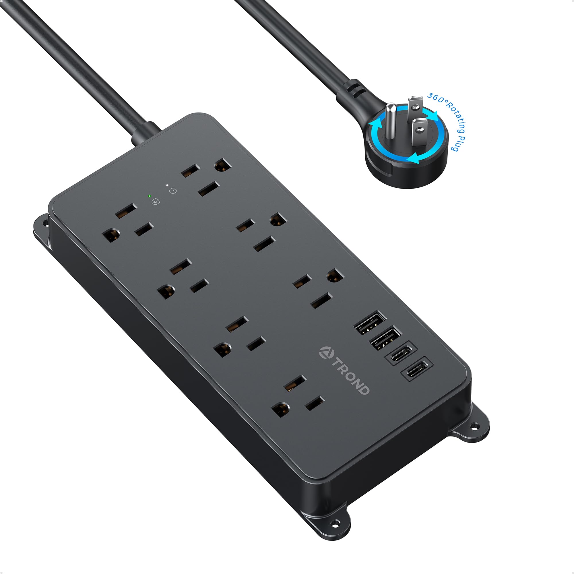 TROND Power Strip Surge Protector, Wall Mount, 5ft, ETL Listed — Amazon image 13