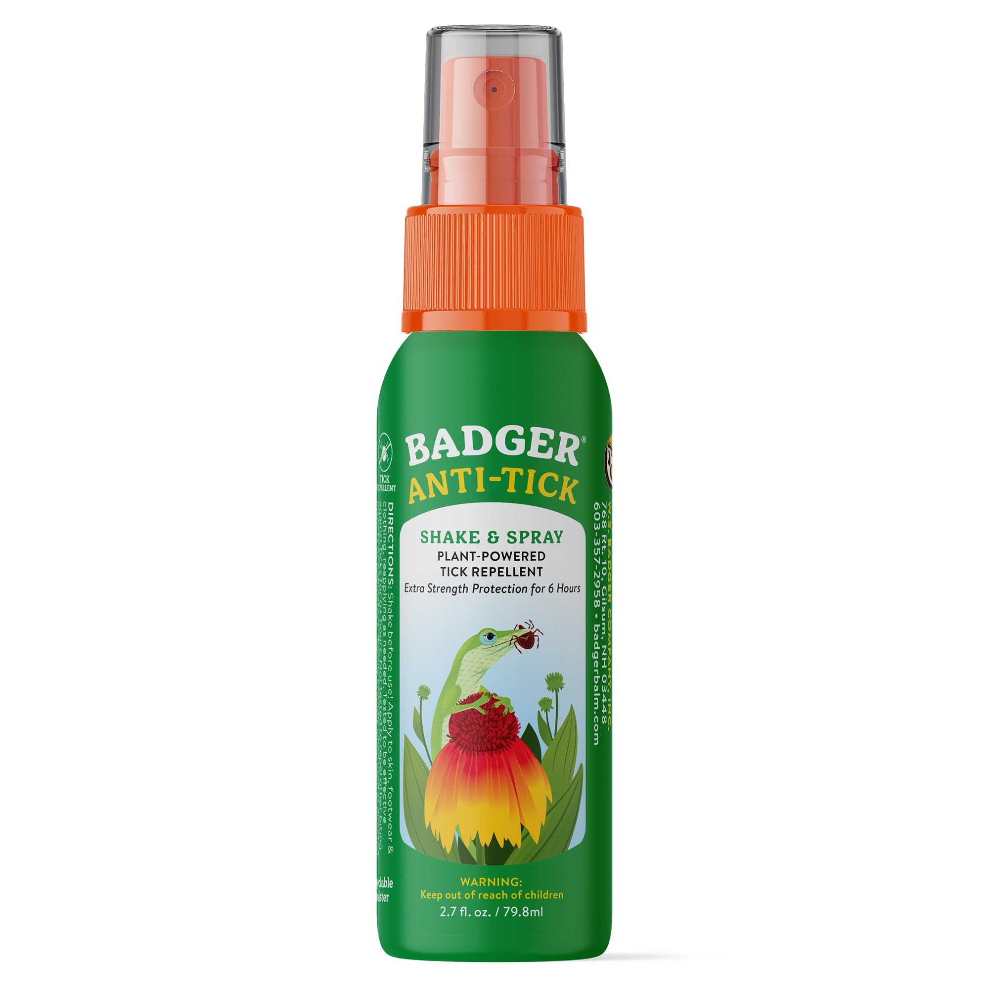 Amazon.com: Badger Travel Size Tick Spray, All Natural Tick