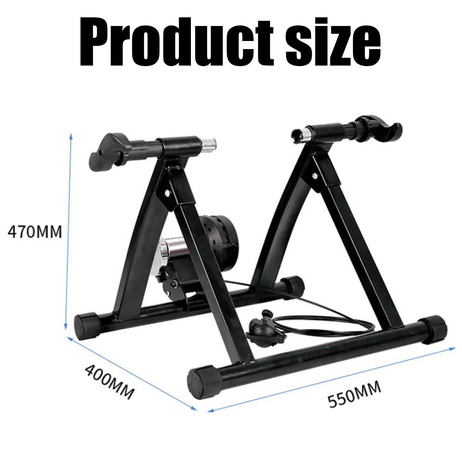 Rodillo Bicicleta Plegable 26' y 29' Magnético 6 Niveles máx,Rodillo de Entrenamiento para Bicicleta,Entrenamiento Ciclismo Interior
