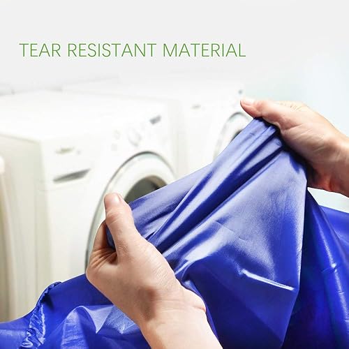 Miniatura 5 de OTraki Bolsas de viaje para ropa sucia de lavandería de 24 x 32 pulgadas, 2 unidades de uso pesado con cordón de ajuste, bolsa organizadora,