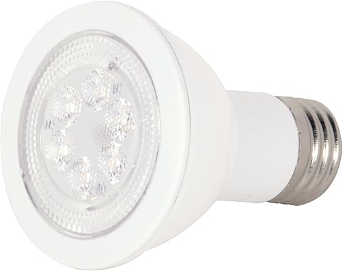 Miniatura 2 de Satco S9081 - Bombilla LED PAR20 de 7 vatios (50 vatios), 430 lúmenes, luz blanca fría 4000 K, 25 haz, regulable