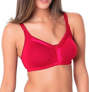 Love Bell Women's Everyday Bra - Cotton Spandex Four-way Stretch Shaping - Non-Padded