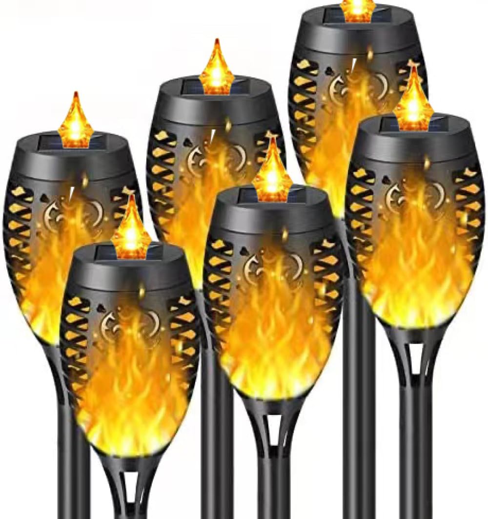 FOX & FERN Premium Imported Flame Torch Solar Lantern | 3 LED | Waterproof | Landscape Decor | Lighting Dusk to Dawn | Auto On/Off Security Torches (Pack of 1) (GAXLTDP5082-3) (B0C99F7477) Amazon Price History, Amazon Price Tracker