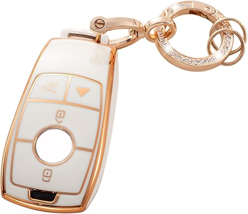 RUABIBAN Funda para llavero Mercedes Benz, funda de TPU suave para Mercedes Benz Clase A, Clase C, Clase G, Clase E, Clase S, 2017-2020 disponible en Yaxa Colombia