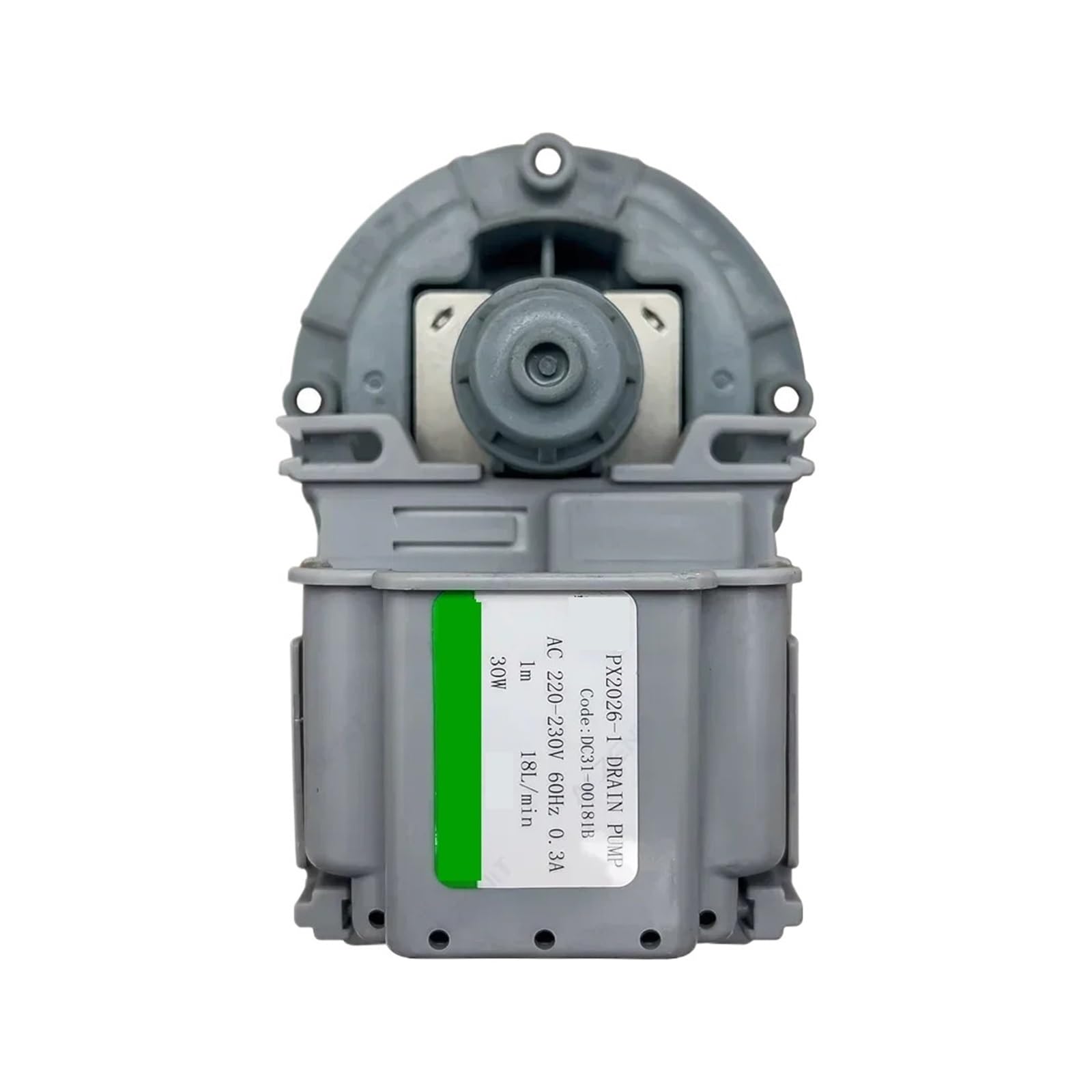 Hizon 1Pcs Washing Machine Drain Pump Motor,Compatible For Samsung, Px2026-1 220-230V 60Hz 30W 18L/Min Dc31-00181B Washer Drainage Parts
