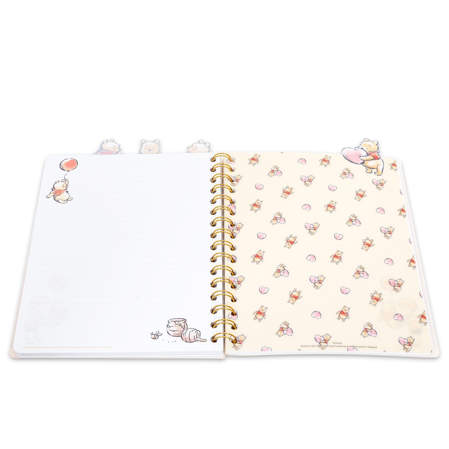 Disney Winnie the Pooh Stationery Journal Set for Kids - Bundle Spiral Notebook, Pens, Stickers, More | Winnie the Pooh Journal Notebook Stationery Set image 3