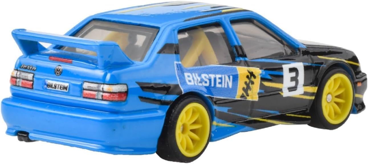 Hot Wheels Premium 2 Pack Volkswagen Jetta MK3 / Volkswagen ID R Vehicle Toy Minicar 3 Years Old Blue HRR83