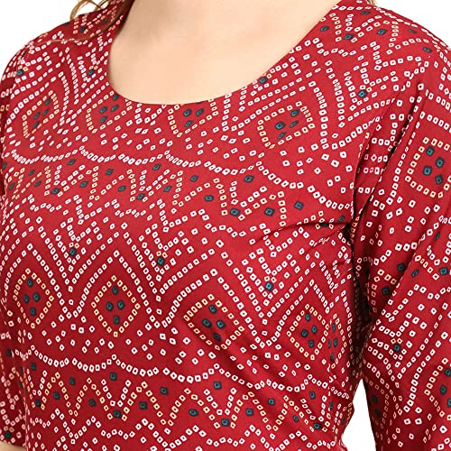 Image of Pinkmint Women's Crepe Regular Kurta