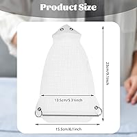 Vista 2 de Protector de hierro para planchar para ropa, resistente al calor, placa antiadherente, accesorios de planchado para proteger la ropa, evita que se