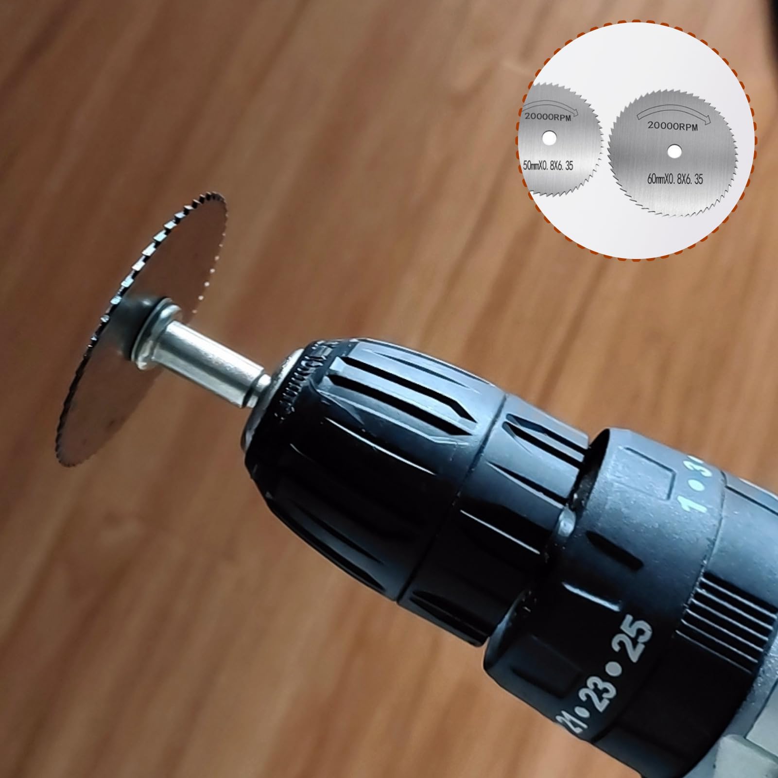 10 Pezzi Dischi da Taglio per Dremel, set mini lame HSS ad alta velocità, 6 misure per legno, plastica, alluminio, rame, metalli morbidi, accessori per bricolage e precisione
