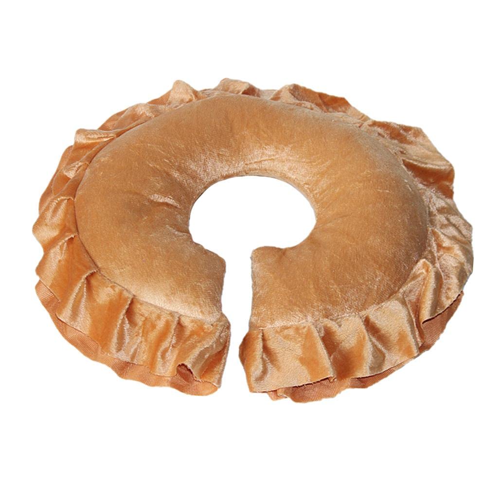 MHT U Shaped Massage Table Bed Face Rest Cradle Pillow Neck Head Cushion Rose(75004579MH)