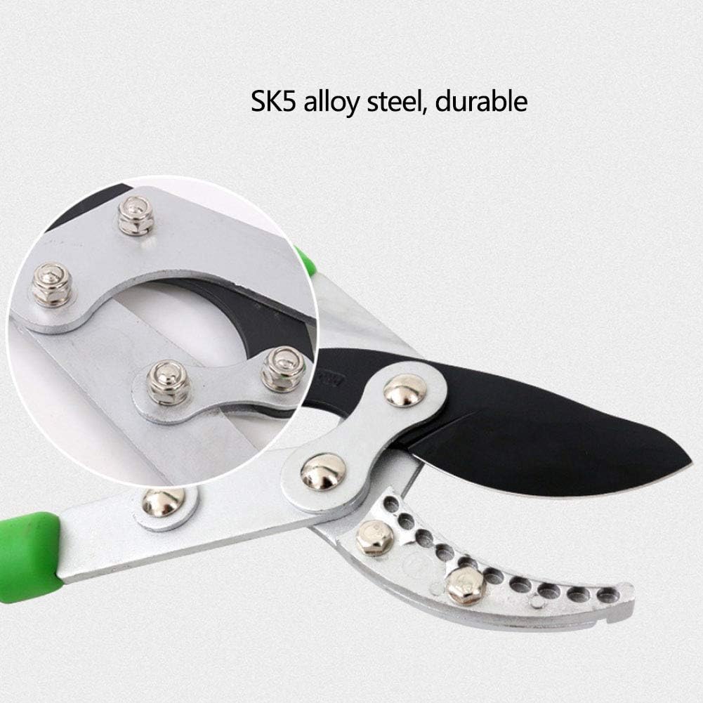 Garden Tree Ratchet Lopper Pruner Extending Cutter Branch Shear Tools Sk5 Alloy Steel