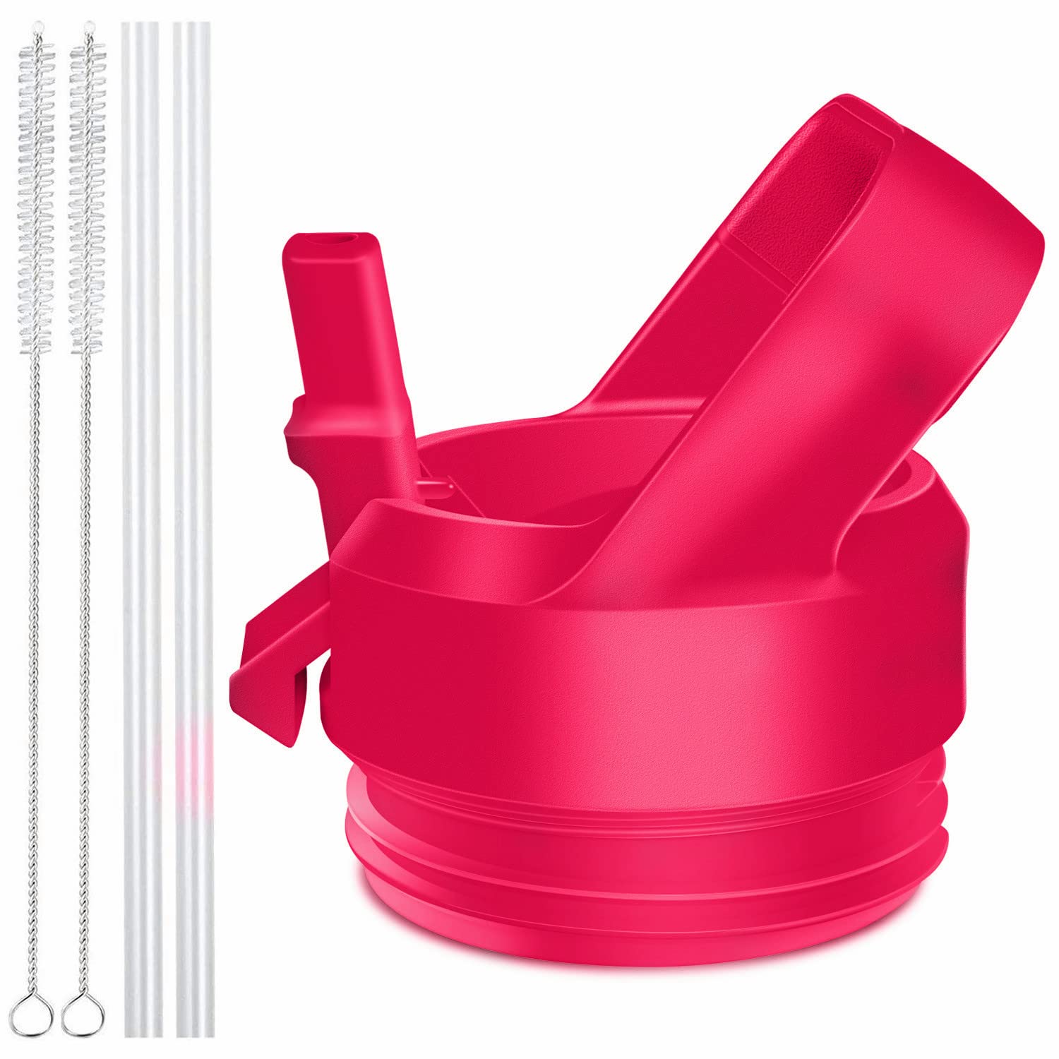 AIPENQ Straw Cap for YETI Rambler Bottle and RTIC Bottle, Straw Lid with  Straws and Brushes