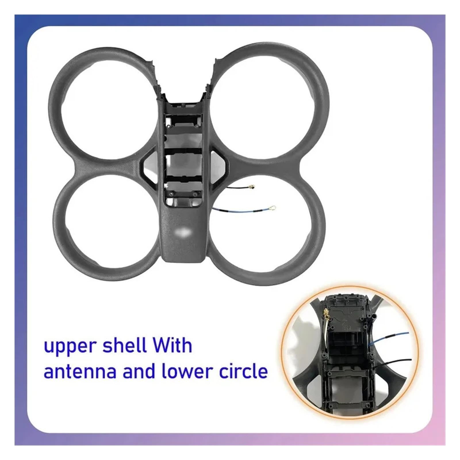 Carcasa del cuerpo, compatible con DJI, Avata 2, marco medio