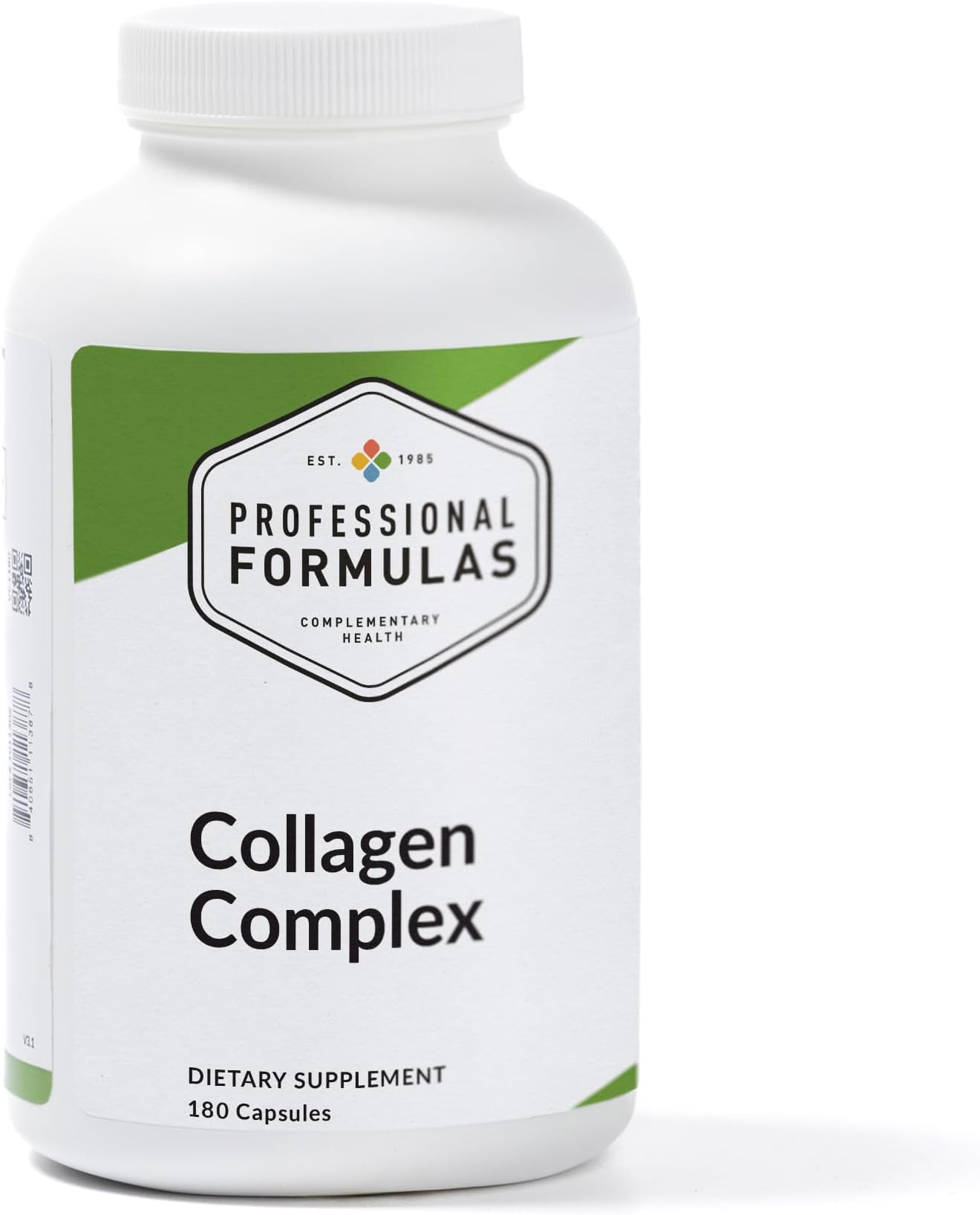 Professional Formulas Collagen Complex โ Supports Joint Integrity, Flexibility, and Structural Strength โ with Collagen, Chondroitin & Hydroxyapatite โ 180 Capsules