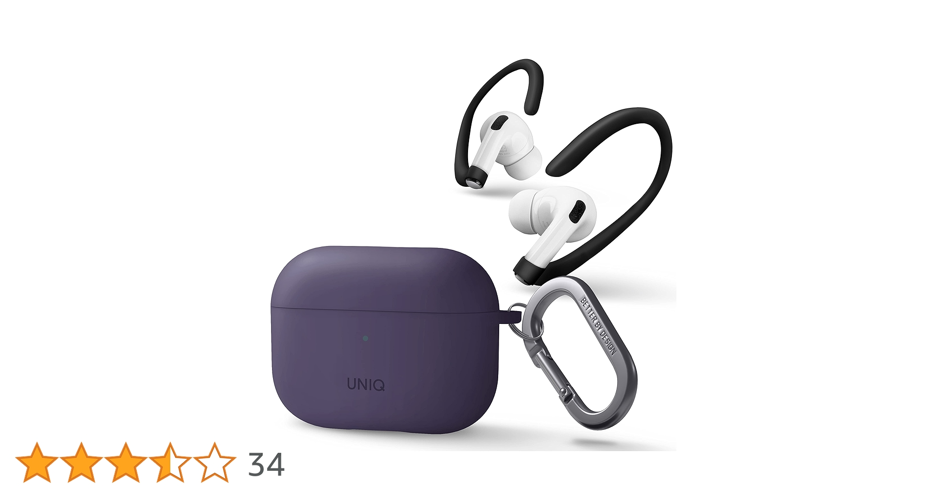 UNIQ シリコンケース付き AirPods本体&イヤホン両耳 UNIQ シリコンケース付き AirPods本体&イヤホン両耳