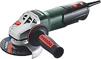 Metabo WP 11-125 Quick 4-1/2-5 Inch Angle Grinder, 11 Amp 11,000 RPM, Non-Locking Paddle Switch - German Engineered Power Tool