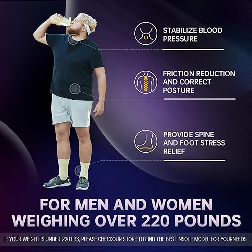 Miniatura 26 de VALSOLE - Plantillas ortopédicas resistentes para aliviar el dolor, soportan más de 220 libras, soporte de arco alto para fascitis plantar, unisex