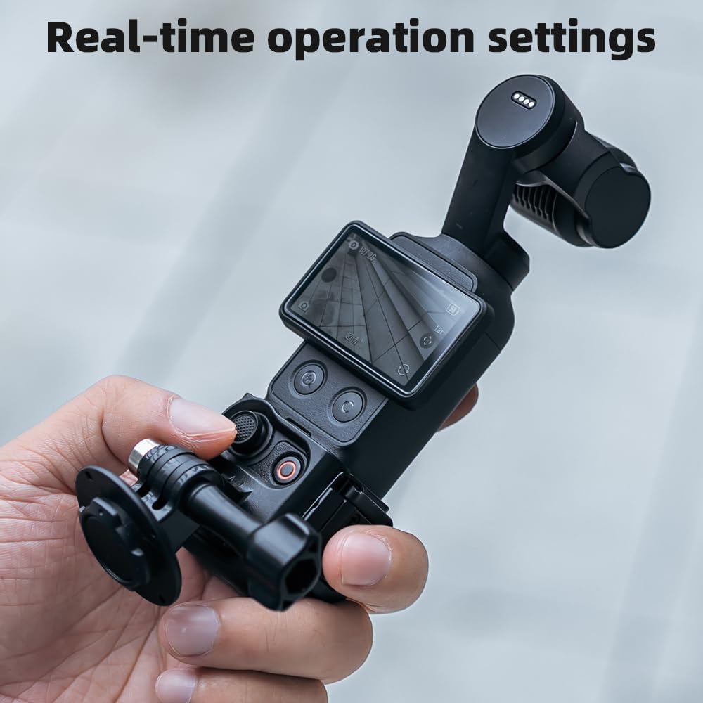 Magnetic Backpack Mount,Quick Release Shoulder Strap Compatible with DJI Pocket 4/3 and Other Action Cameras image 5