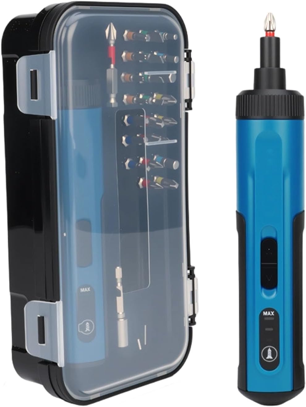 ordinarYone Rechargeable Electric Screwdriver With 2000mAh Battery And LED Light For Home Repair And Projects