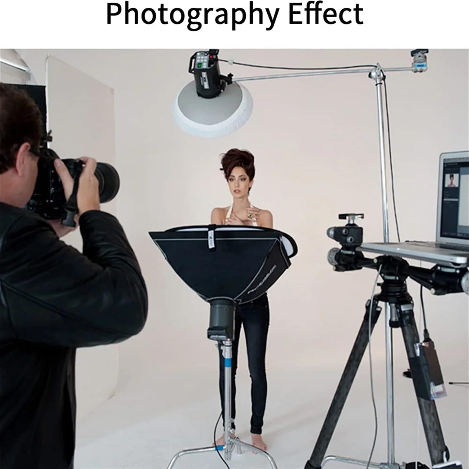5 in 1 Reflektor Fotografie Foto Studio Kits Oval Faltbare Haltegriff Tragbare Requisiten(150x200cm)
