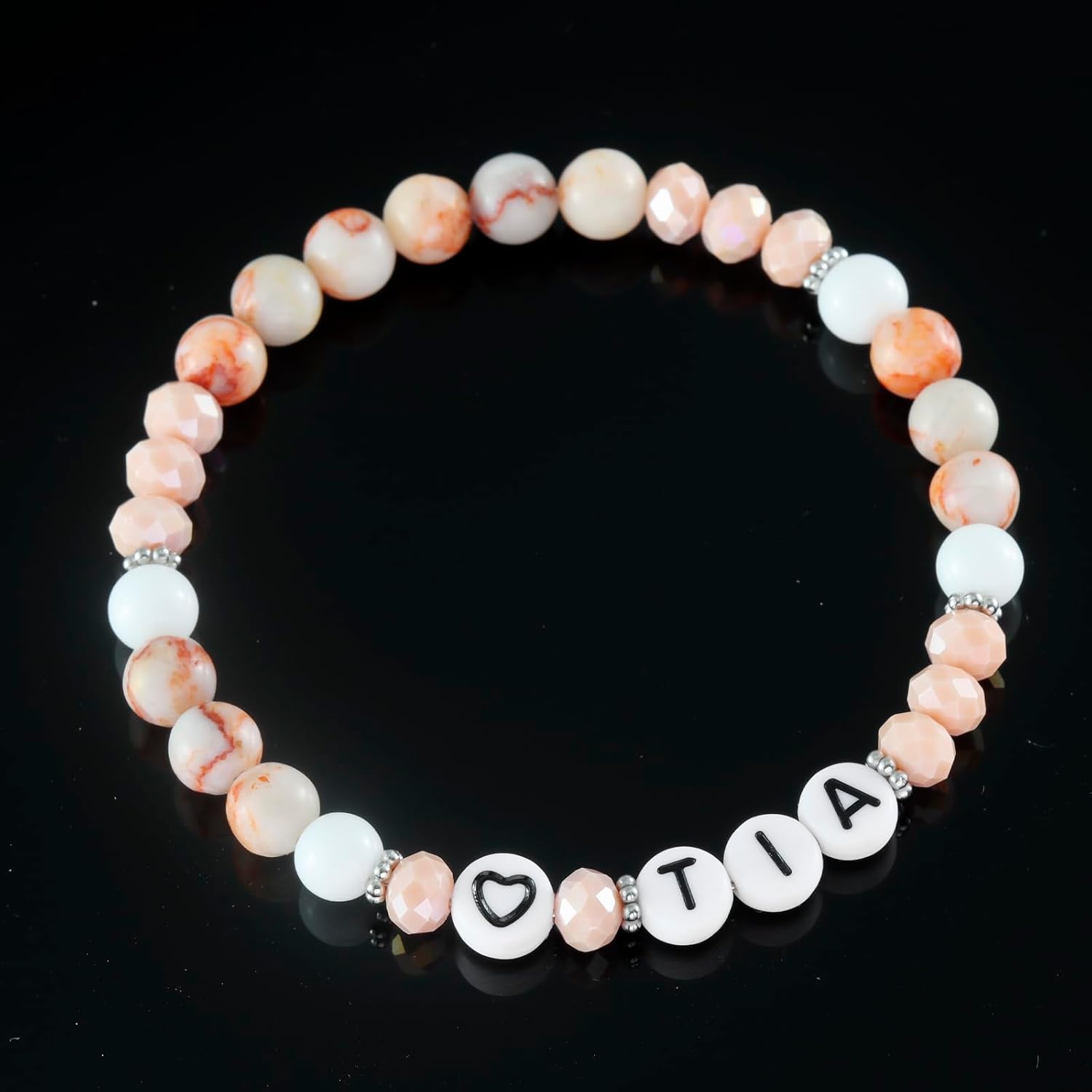 Kivosliviz Tia Gifts for Women in Spanish Best Auntie Mothers Day Birthday Custom Tia Bracelet - Image 3