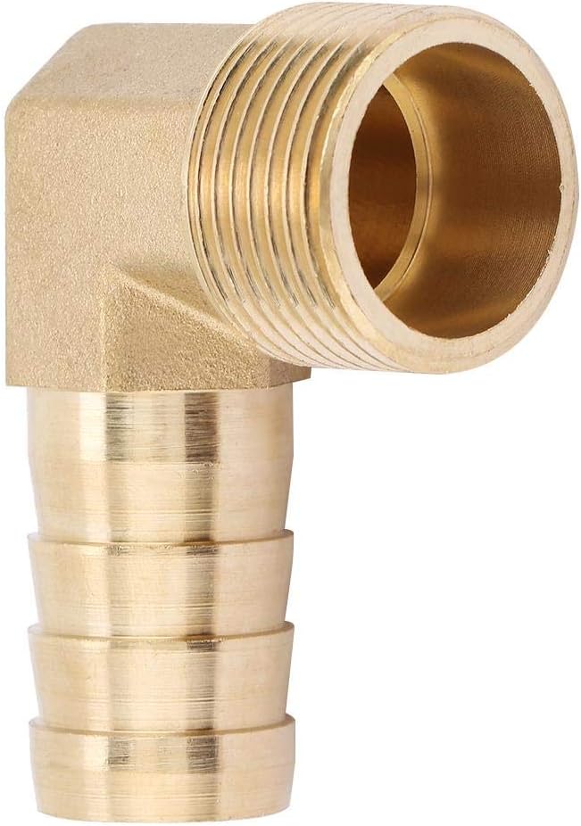 Twist 90 Degrés Coude Double Tuyau Dur Tuyau Connecteur Eau Liquide Refroidissement 14mm Od Diy Excellente Dissipation De Chaleur Plaqu Laiton Pour Les Tub