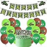 Camo Luftballons, 20 Stück Camouflage Luftballons,Camo Party Supplies, Camo Geburtstag Luftballons, Camo Partydekorationen für Geburtstag