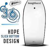 Vista 5 de BoogieBoard - Bodyboard de 36 pulgadas, núcleo de Phuzion, cubierta XPE, parte inferior de HDPE, cola creciente, incluye correa para la muñeca