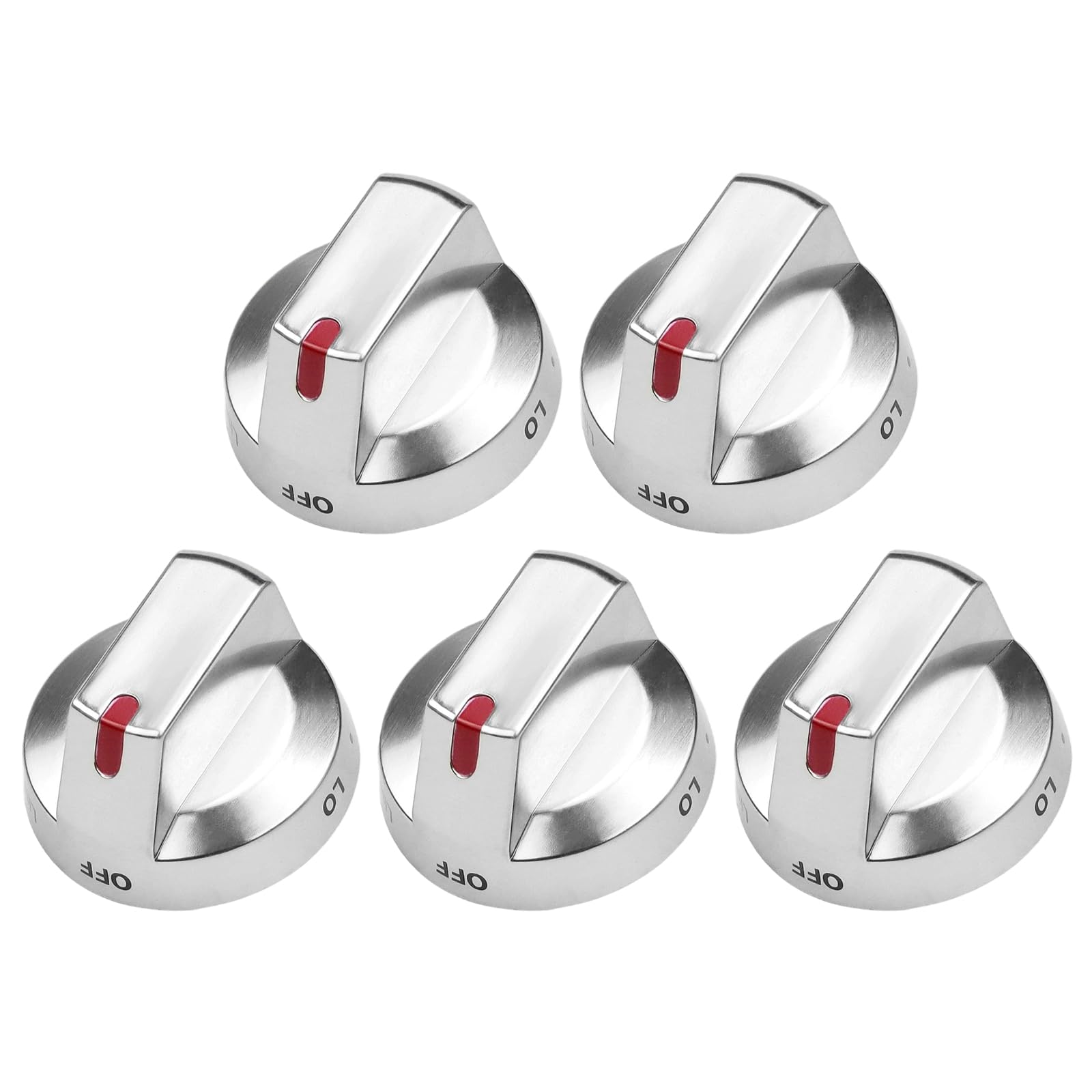 Piceioep Quick Attaching Replacement Knob Cooker Control Handle Replacement Multipurpose Suitability Steel Strong Build Control Knob