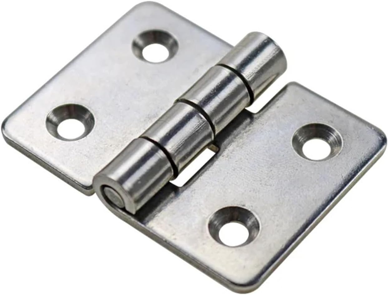 1pc Stainless Steel Butterfly Shaped Thickened Hinge Industrial Electrical Machinery Motor Equipment Bearing Flat Hinge